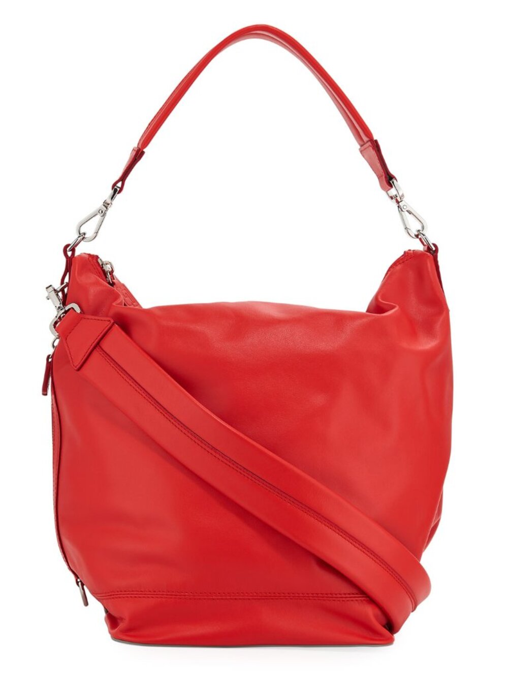NEW Paco Rabanne Soft Calfskin Hobo Bag Convertible - Picture 2 of 16